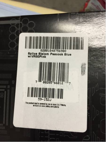 特価！OAKLEY　SPLICE　Slalom Peacock Blue/VR50 Pink Iridium