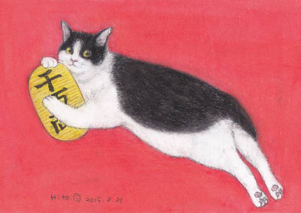 猫 クレヨン 画 白黒 ラグドール猫の顔 白黒手描きイラストイラスト