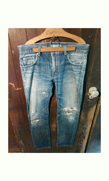 ネイバーフッド ダメージ加工 クラッシュデニムサイズS