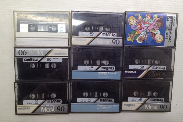 R19♪中古 メタル/カセットテープ テープ8本+1本セット♪ - メタルカセット