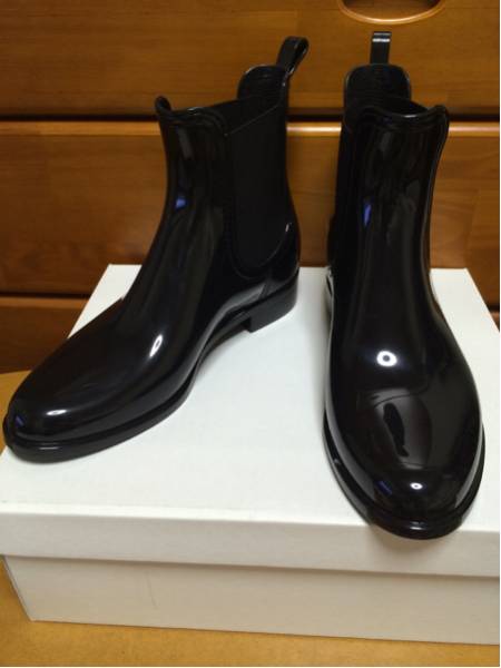 ★美品★J&M DAVIDSON★レインブーツ★38★黒★24.0cm