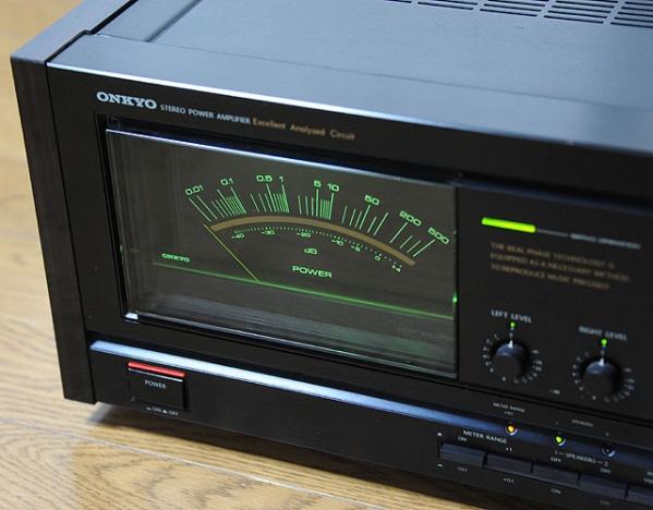 ■ONKYO パワーアンプ M-508■200W+200W、完動品で綺麗です