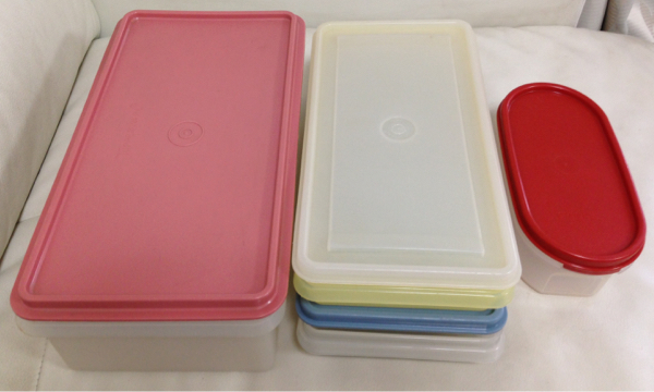 【中古品】タッパーウェア☆長方形&楕円形☆4個セット_2