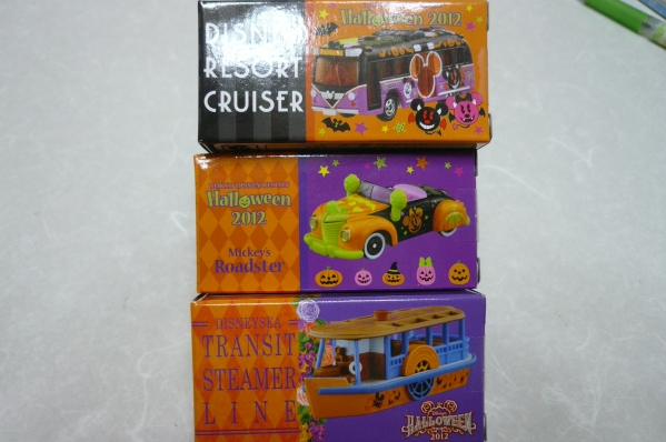 トミカ　ディズニー　ＨＡＬＬＯＷＥＥＮ2012　3種　　　　
