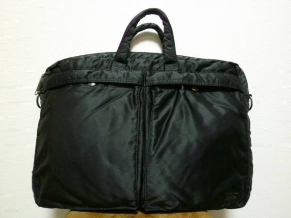 ○PORTER○ポーター○タンカー○ブリーフケース書類カバン○黒