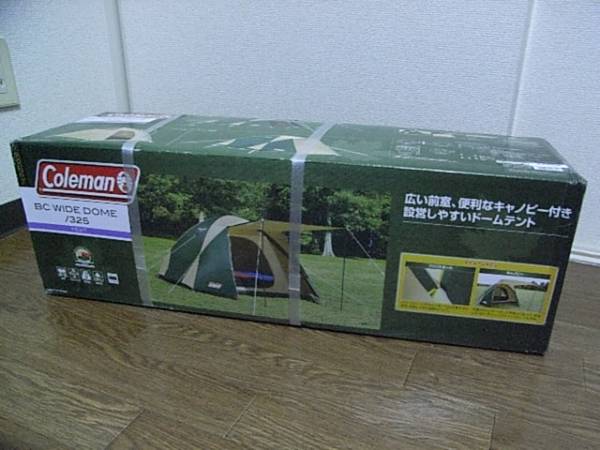 ♪未使用♪コールマン・キャノピー付きテント・BC WIDE DOME 325
