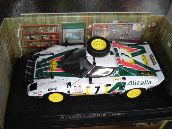 1/18 ランチア　ストラトス　７７年　サファリラリー　＃７