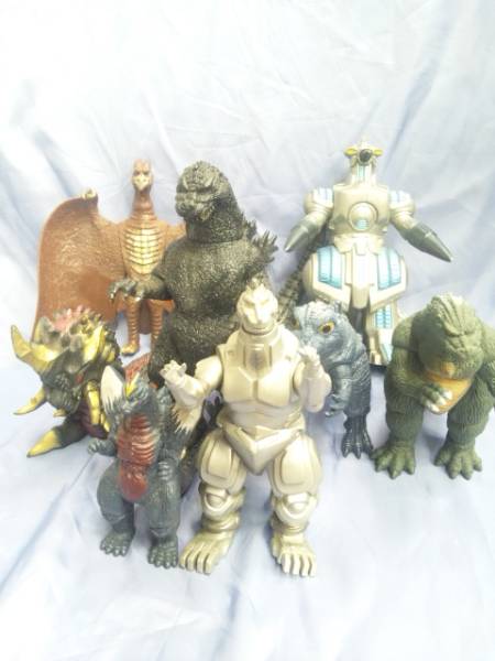 BANDAI1991 ゴジラ 1992 バトラ他6体