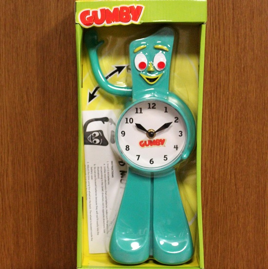 ガンビー　時計 ガンビー GUMBY 3Dモーション クロック 時計