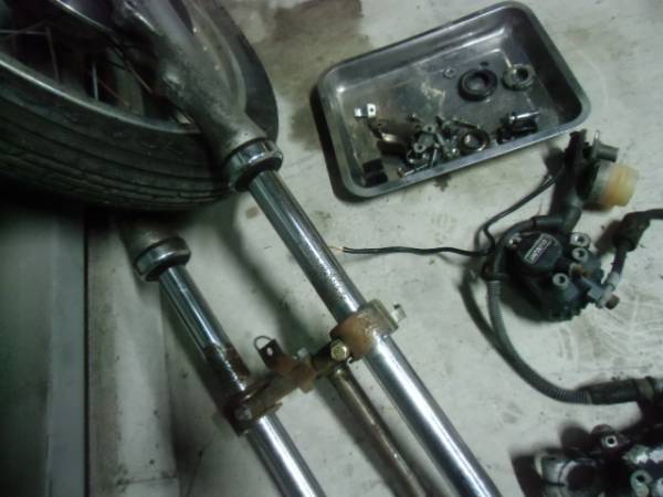 GT550 GT550 フロント廻り一式 フロントフォーク35パイ