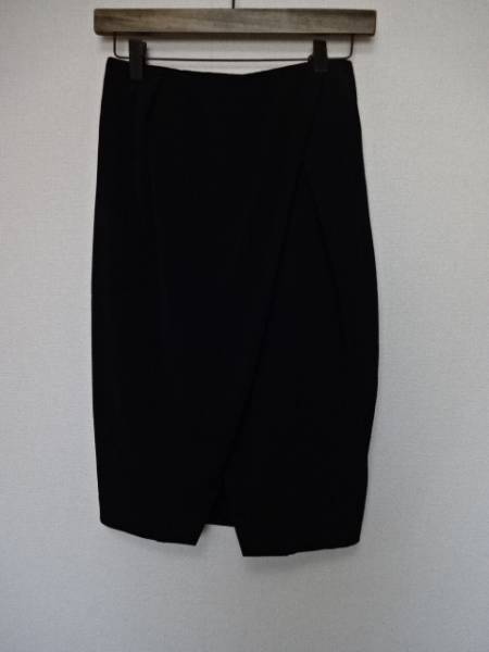 14ss 完売 ENFOLD ダブルクロスストレッチゴムスカート 38