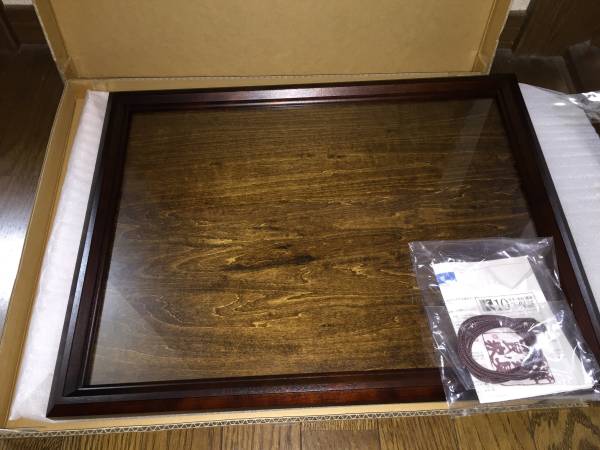 北海道民芸家具★額縁★四ツ切賞状写真フォトポスター