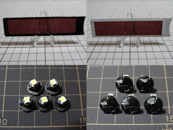 レガシィ レガシー BH5 エアコンパネル ホワイトLED化キットb(スバル用 