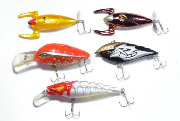 グランダー武蔵 ルアー 5個セット シノビート スケルトンミノー(ミノー