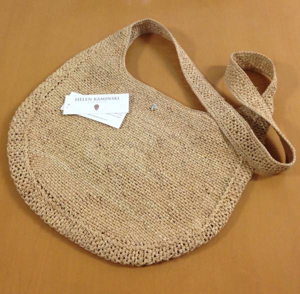 HELEN KAMINSKI ヘレンカミンスキー ラフィア ショルダーバッグ