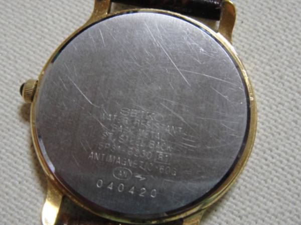 【美品 新品電池】SEIKO 5P31-6230 クォーツ 腕時計 S241 SEIKO セイコー 5P31-6230 クォーツ 腕時計 電池交換済(セイコー