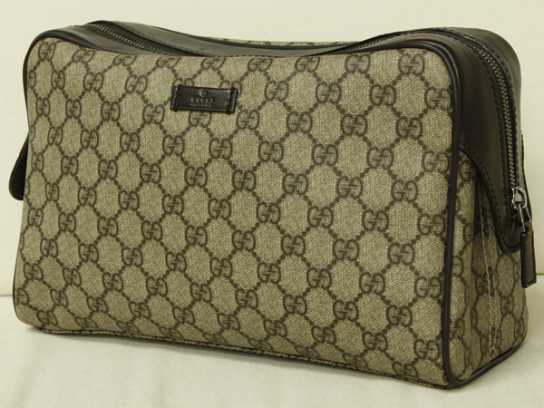 GUCCI メンズライン GGキャンバス セカンドバッグ クラッチ