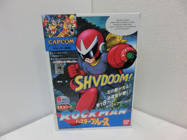 ロックマン バスターブルース 8way サウンド アクション フィギュア バンダイ ロックマン バスターブルース 8WAYサウンドアクション(ゲーム