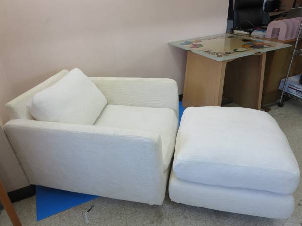 arflex一人掛けソファ（オットマン付き）