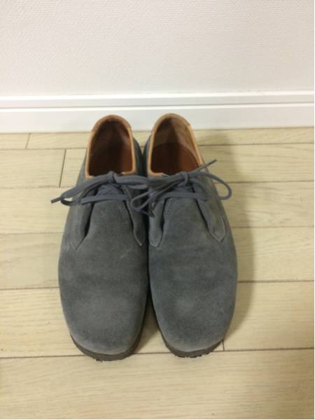 即決パドモアバーンズ 7プレーントゥ美品グレークラークス