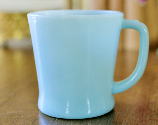 ファイヤーキングマグターコイズブルーDハンドル花器