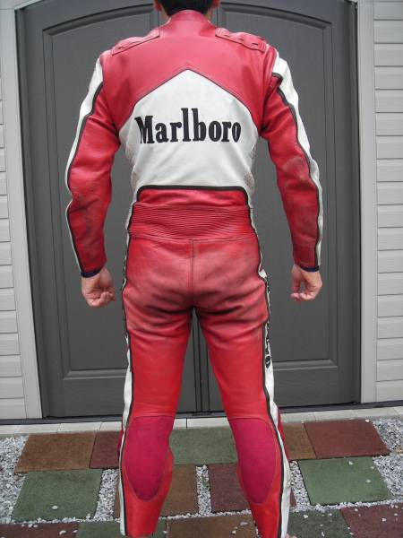 Marlboro マルボロ LL？ プリカーナ コーリン 革ツナギ (XLサイズ以上