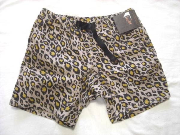 新品◆ROKXロックス◆クライミングショートパンツ Sレオパルドb