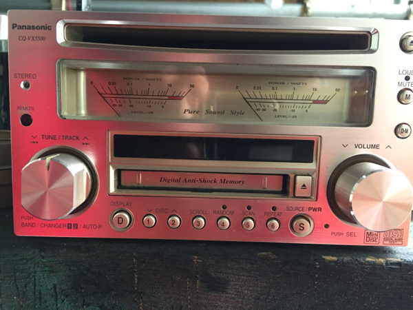 【苫小牧バナナ】Panasonic/パナソニック カーオーディオ CD/MD プレーヤー CQ-VX5500D ディスク読み込み 確認済み ♪ Panasonic CQ-VX5500D CD MD 2DIN アナログメーター パナソニック MD