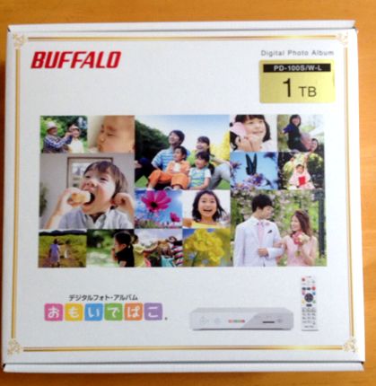 新品】BUFFALO デジタルフォトアルバム PD-100S/W-L 1TB デジタル