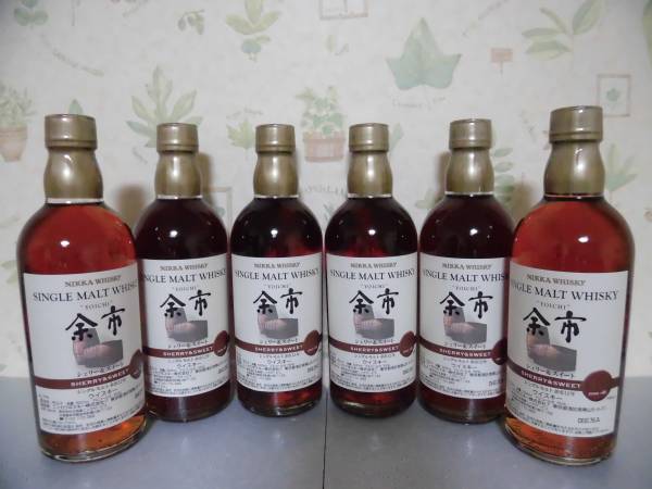 ニッカウヰスキー　シングルモルト余市12年　500ml　S＆S　6本