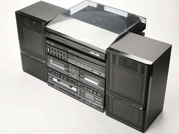 稀少品 SANYO 80年代 ミニコンポ 「DC-W05 CD」 PL&SP&TAC SET品