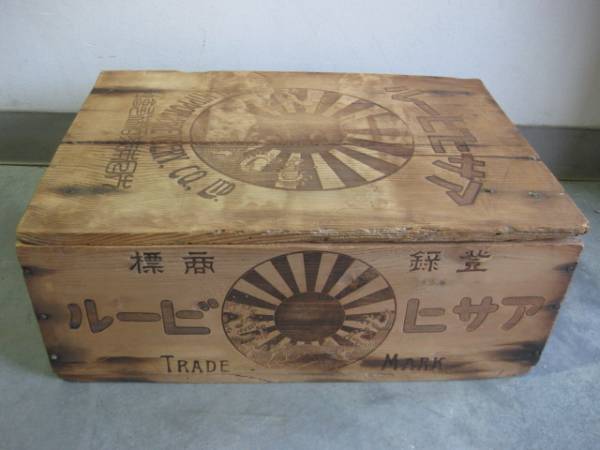 即決【昭和レトロ百貨店】戦前アサヒビール大日本麦酒木箱