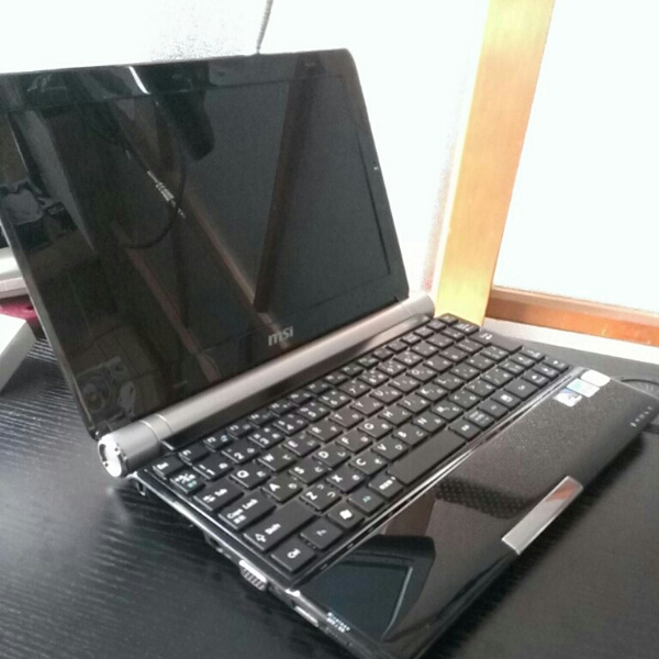 MSI ミニノート u160 SSDに交換済み