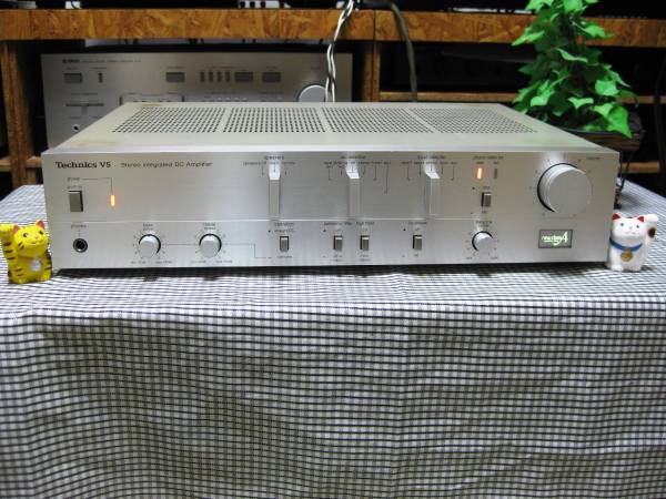 Technics SU-V5 オペアンプ換装 高音質 いいアンプです。(テクニクス