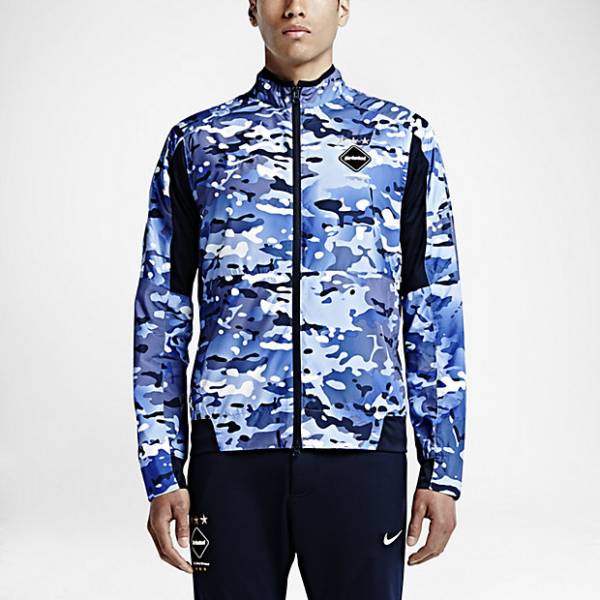 未開封 NIKE FCRB REVOLUTION JACKET 15SS 青カモ S ブリストル