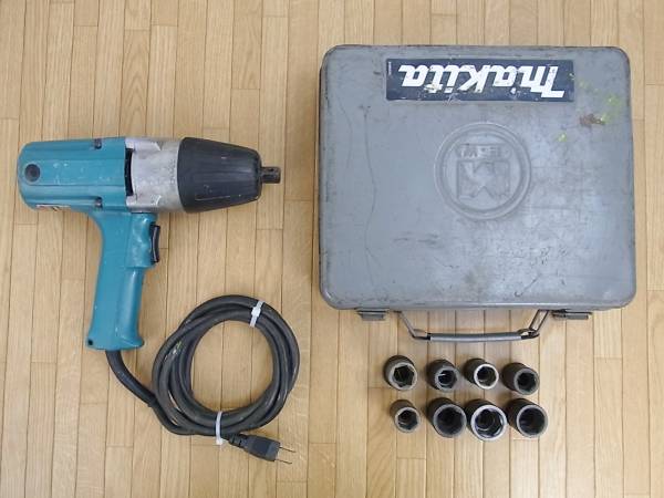 マキタ 5型 インパクトレンチ 100V 6905B ソケット ケース 即決1
