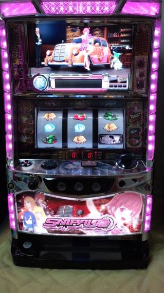 パチンコ・パチスロ スナイパイ72 コイン不要機付き パチスロ実機