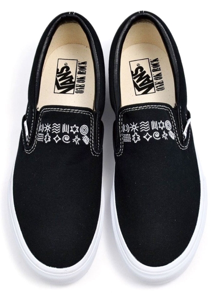 ONEOKROCK VANS スリッポン 限定 ONE OK ROCK×VANS スリッポン 23.5CM/ワンオク バンズ(24.0cm以下
