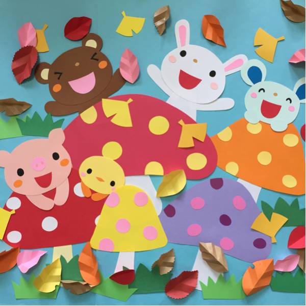 きのこの森 かくれんぼ 秋 壁面 保育園 幼稚園 壁面飾り その他 売買されたオークション情報 Yahooの商品情報をアーカイブ公開 オークファン Aucfan Com