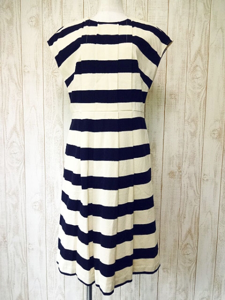 ☆美品2013☆オールドイングランド/ボーダー柄ワンピースQ498