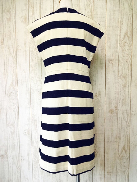 ☆美品2013☆オールドイングランド/ボーダー柄ワンピースQ498