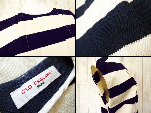 ☆美品2013☆オールドイングランド/ボーダー柄ワンピースQ498