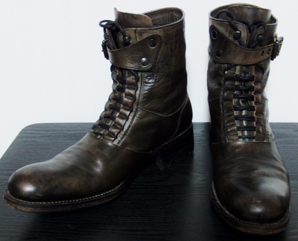 美品アルフレッドバニスターコンバットブーツ40alfredoBANNISTER