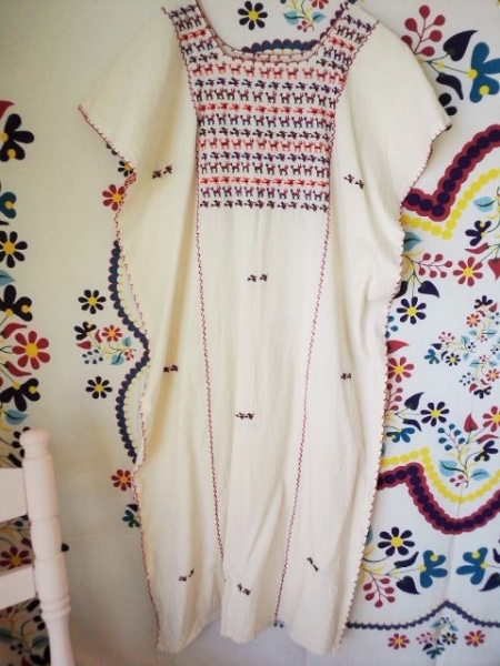 ★チチカカ★メキシコ刺繍ワンピース　メキシカン　エスニック