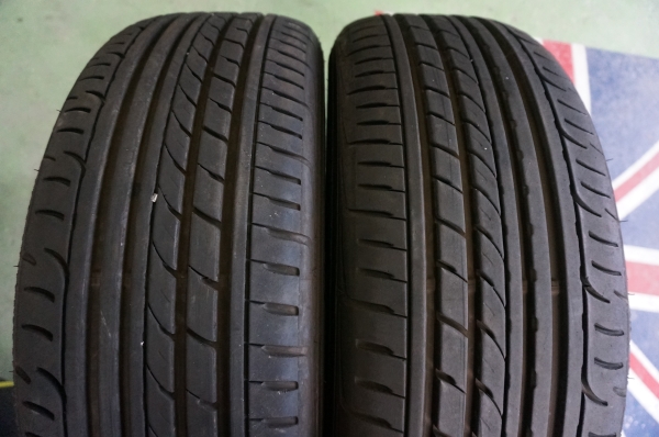 ★送料無料★215/60R17　8～9分山　２本　ダンロップ　２本