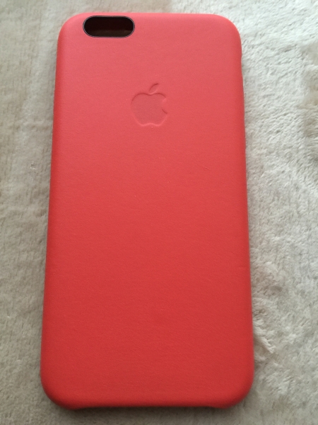 アップル◇iphone6純正ケース　レッド　美品