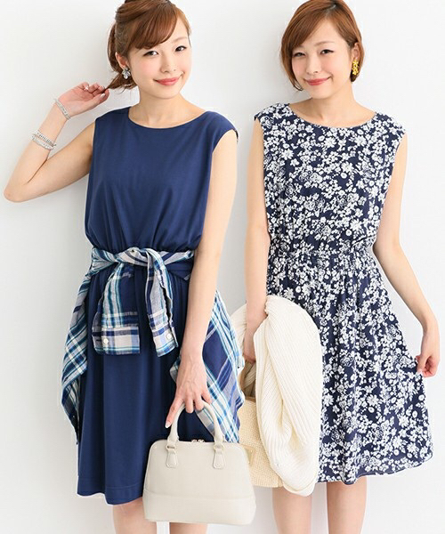 ROSSO リバーシブルワンピース 2015ss 送料込みネイビー