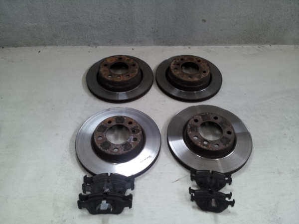 【中古】E46 純正F・R ローター＆パッドセット　AL19ツーリング