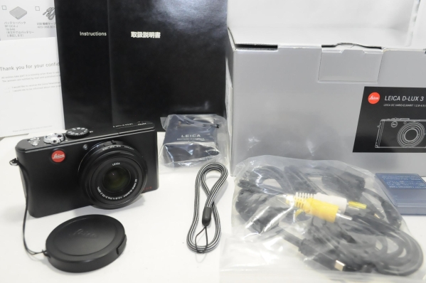 ◆ キレイ！ ライカ コンパクトデジカメ　Leica D-LUX3　元箱付