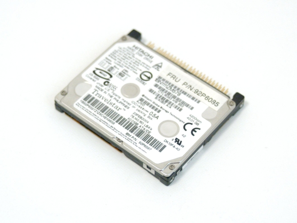 ハードディスク HITACHI☆1.8インチHDD☆Travelstar DK13FA-40 (40GB/IDE/IBM)(内蔵
